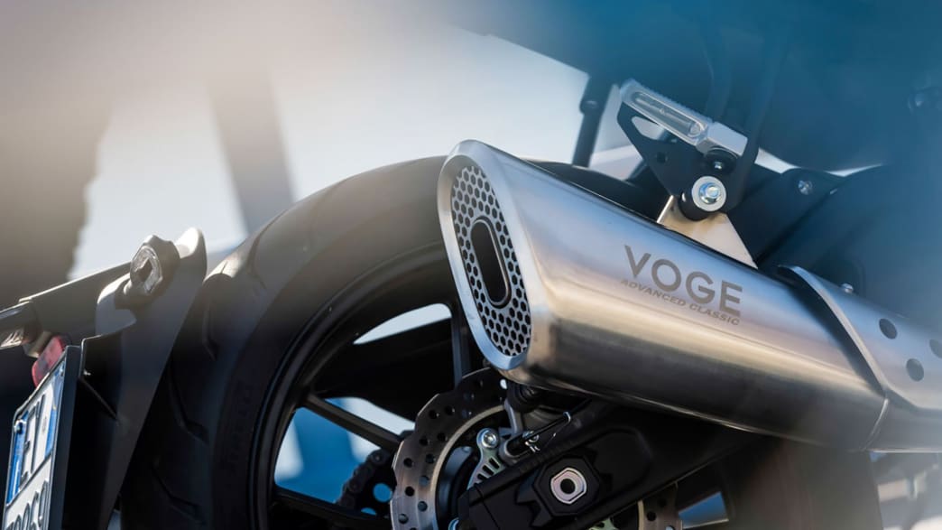 Auspuff der Voge 500 AC