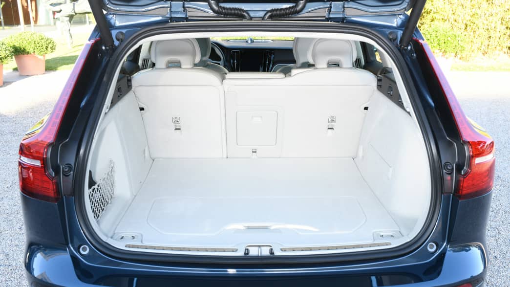 Kofferraum eines Volvo V60