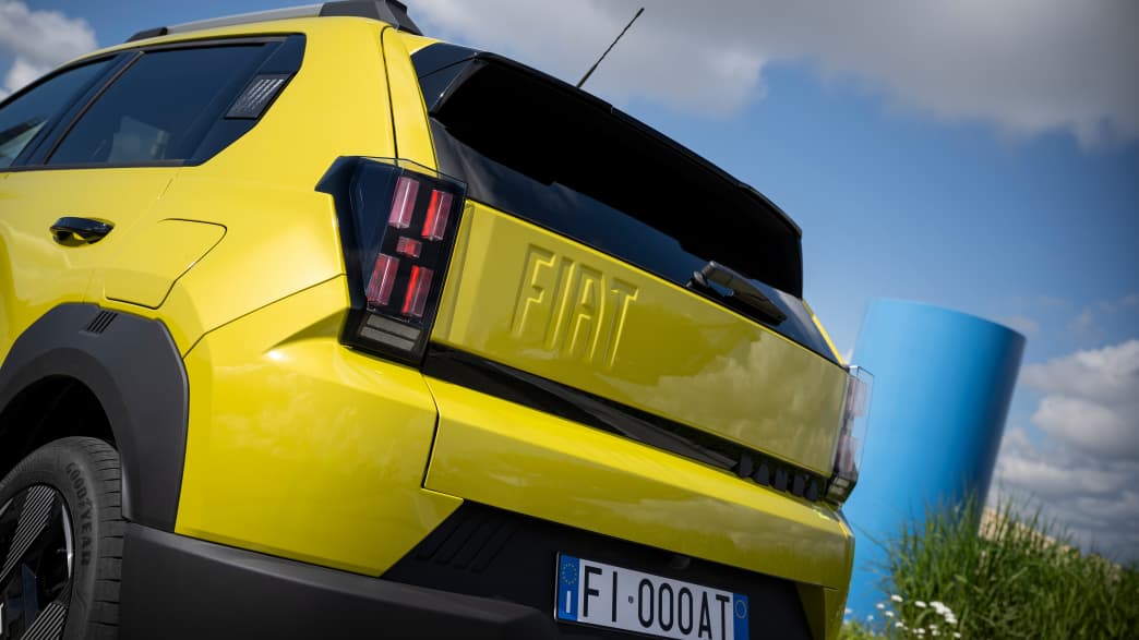 Heckdetail des Fiat Grande Panda
