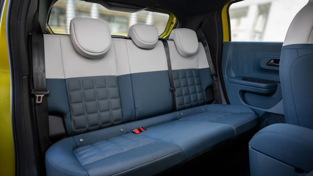 Rückbank des Fiat Grande Panda