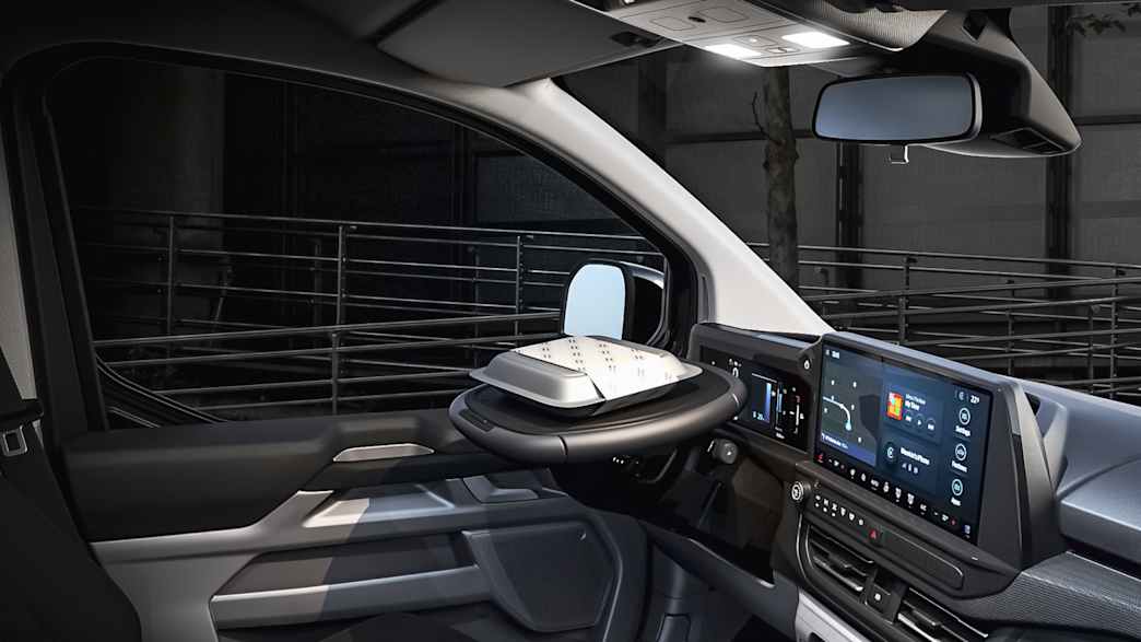 Aufnahme des Ford E-Transit