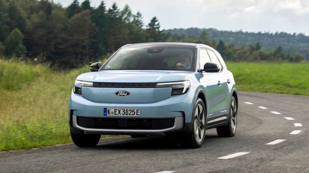 Frontansicht des Ford Explorer BEV