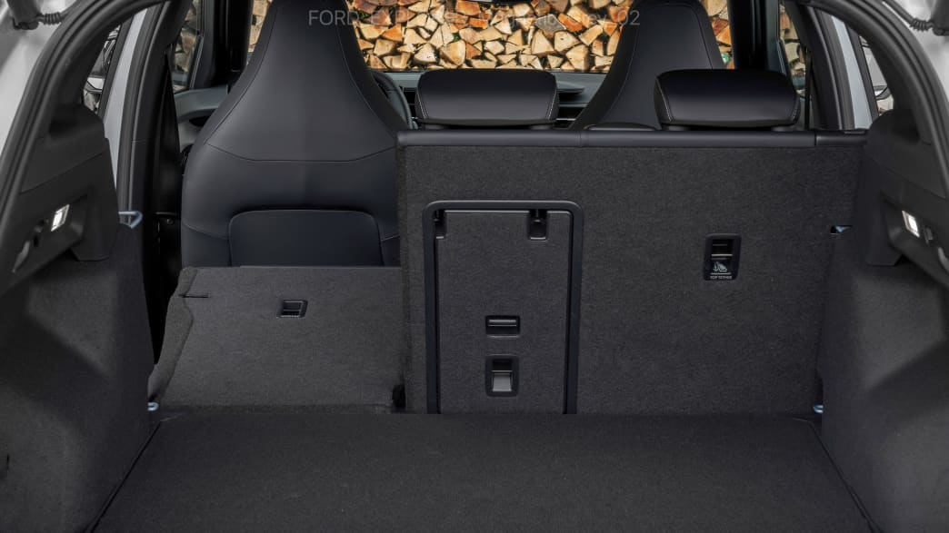 Kofferraum des Ford Explorer BEV