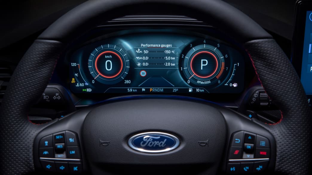 Lenkrad des Ford Focus