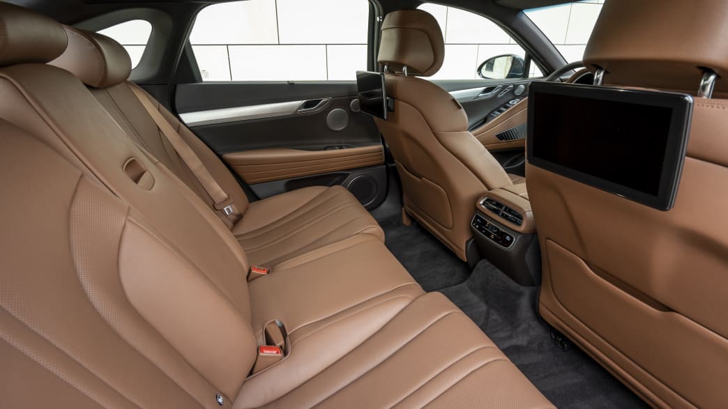 Rückbank des Genesis electrified G80