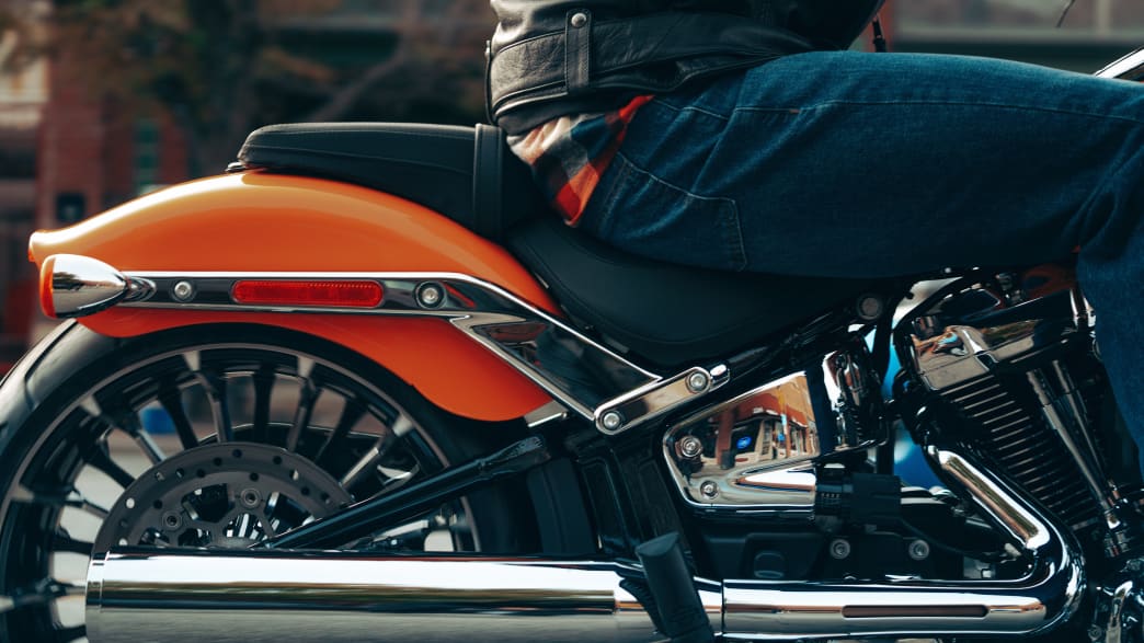 Seitendetail der Harley-Davidson Breakout 117