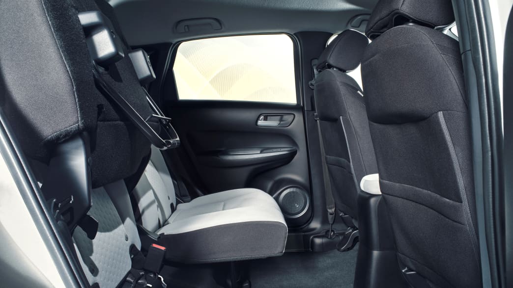 Rueckbank des Honda Jazz