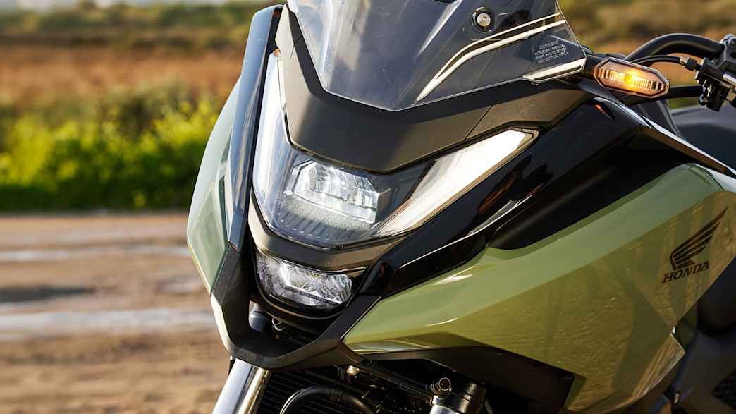 Das Frontlicht der Honda NC750X DCT