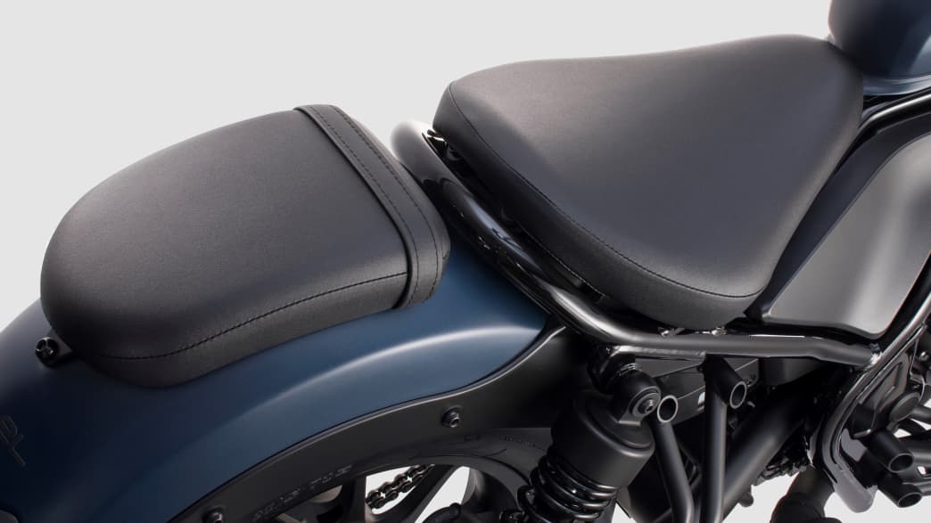Sitzbank der Honda Rebel