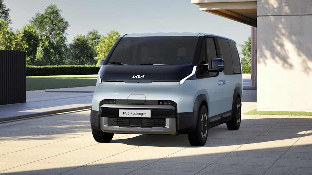 Frontansicht des Kia PV5