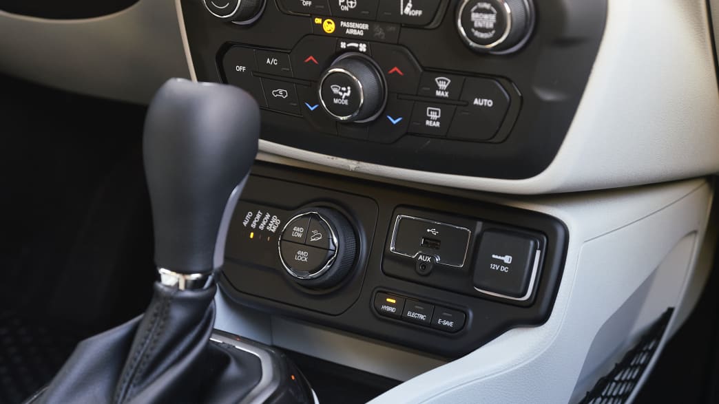 Schalthebel vom Jeep Renegade Plug-in Hybrid