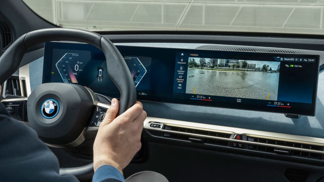 Rückfahrkamera in einem BMW