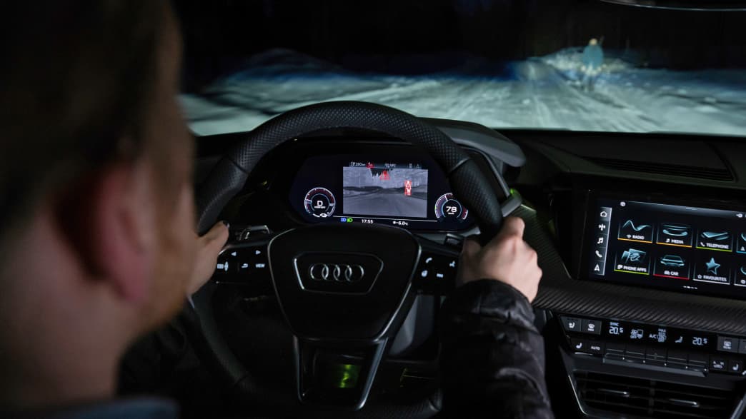 Wärmekamera in einem Audi