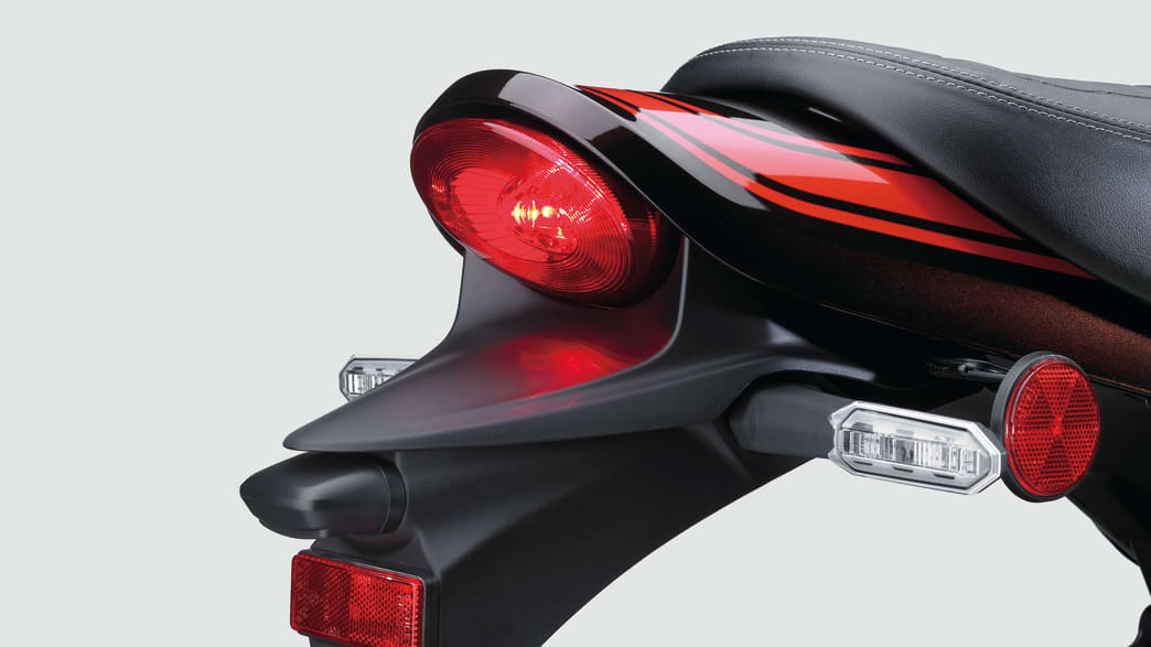 Das Rücklicht der Kawasaki Z900RS