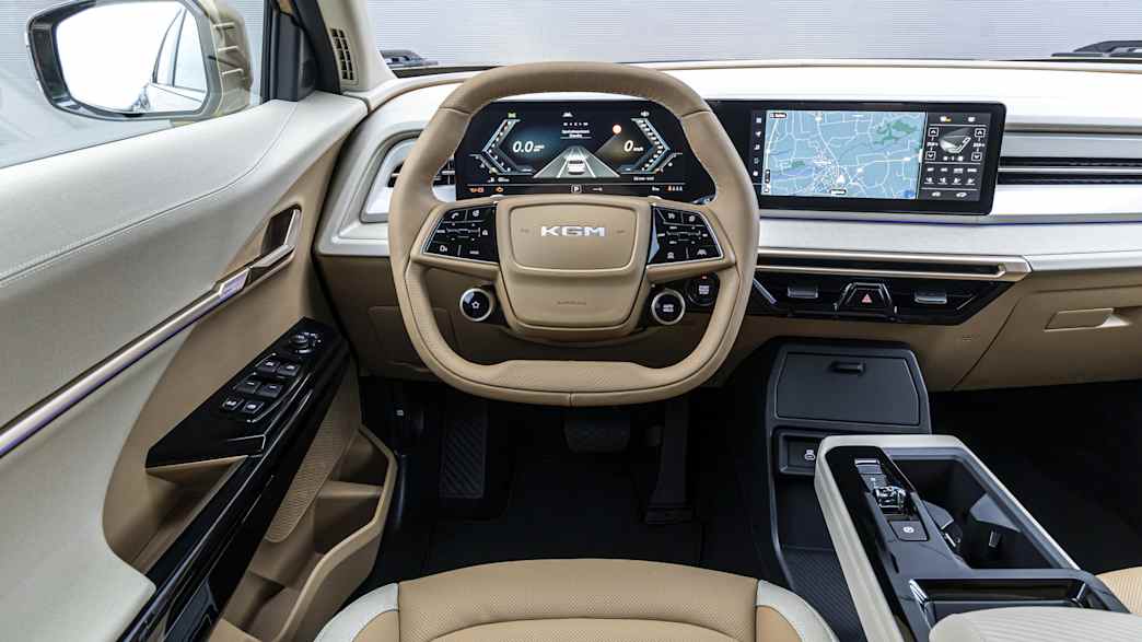 Das Cockpit des neuen KGM Actyon