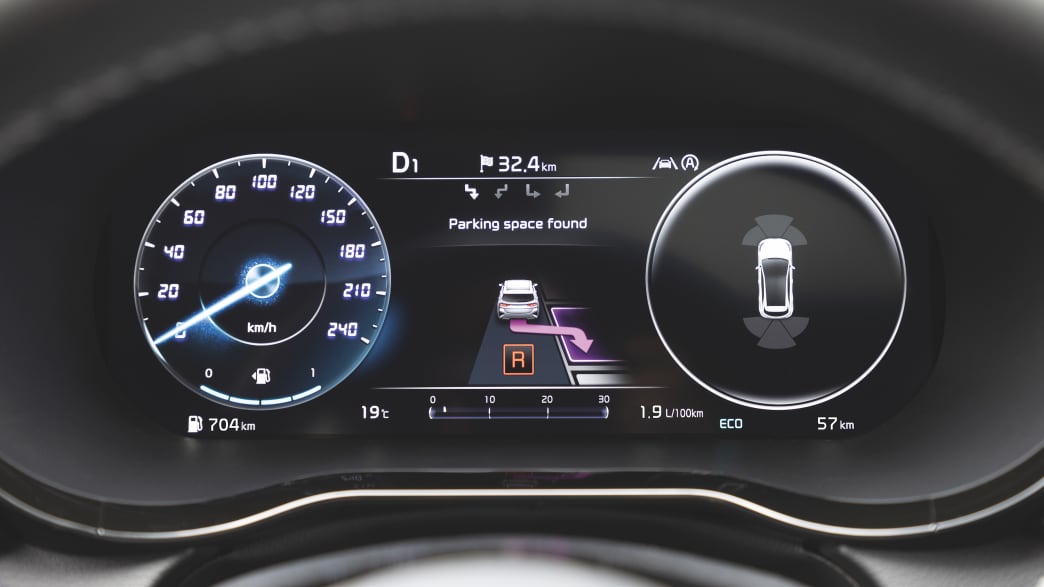 Das Display des KIA Ceed GT