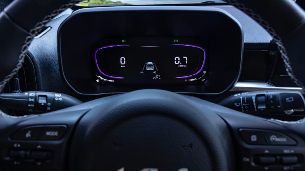 Displayanzeige des Kia Picanto