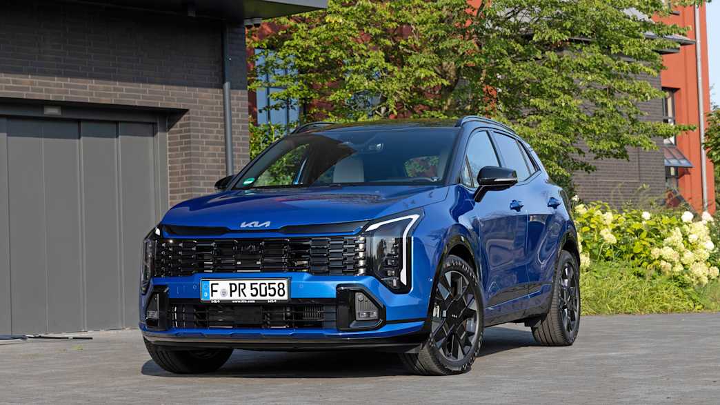 Frontansicht des Kia Sportage