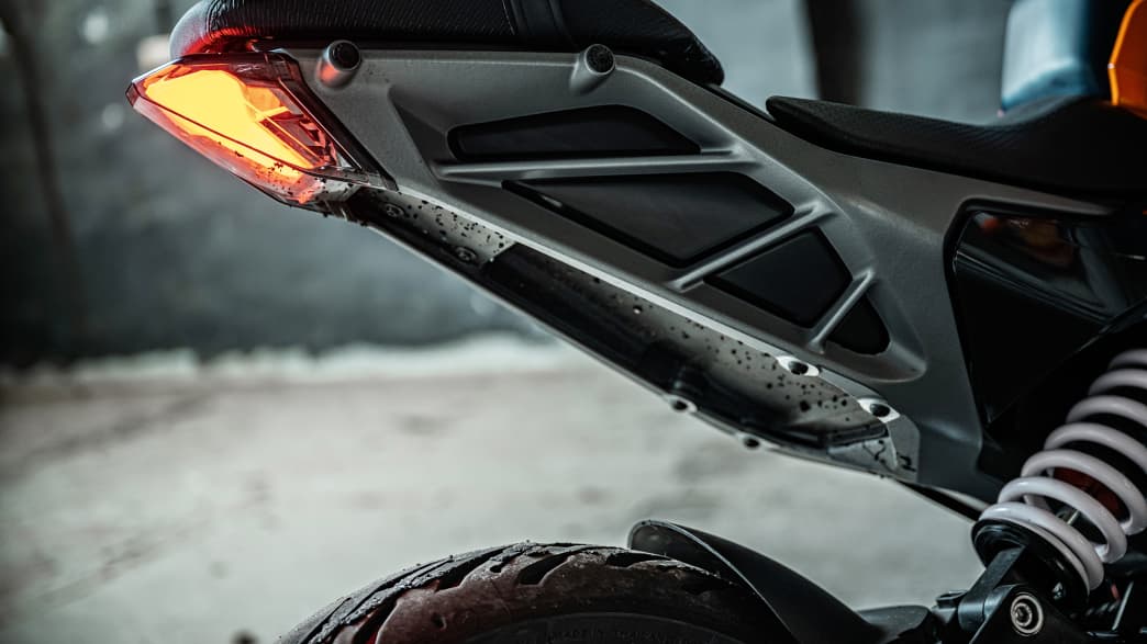 Das Rücklicht der KTM 125 Duke