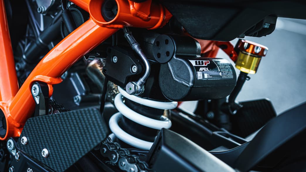 Detailaufnahme Feder KTM 1290 SUPER DUKE R