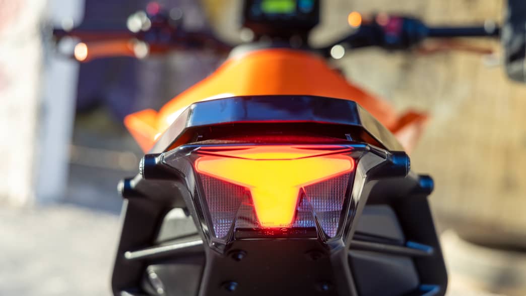 Rücklicht der KTM 390 Duke