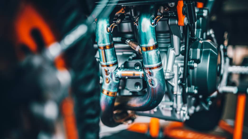 der Motor der KTM Duke 890 R