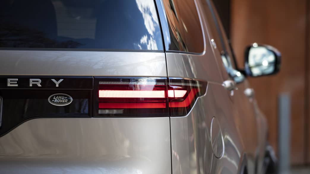 Rücklicht close up vom Landrover Discovery