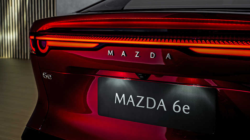 Heckdetail des Mazda 6e