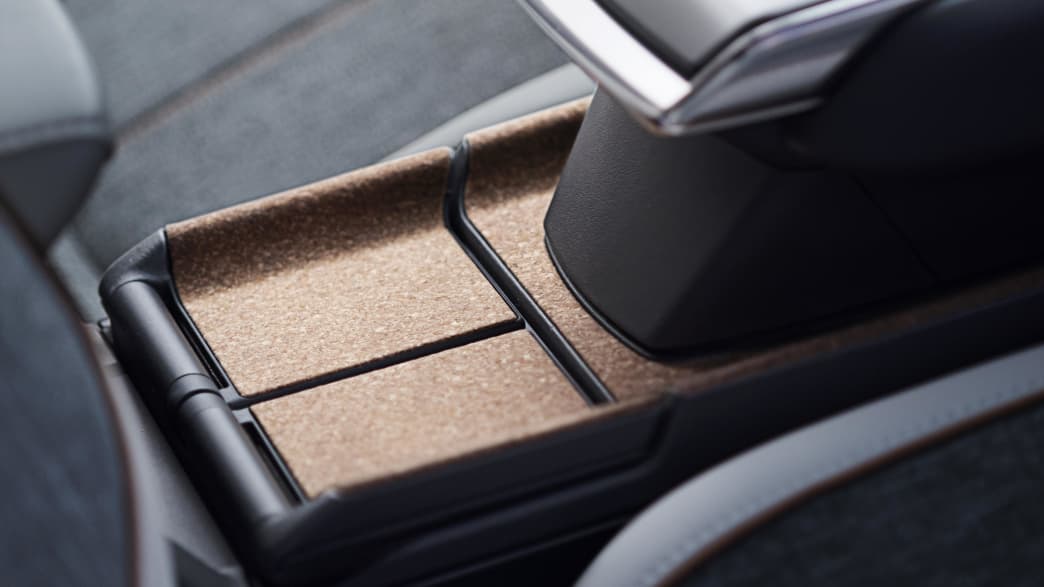 Detailansicht der Mittelkonsole des Mazda MX-30