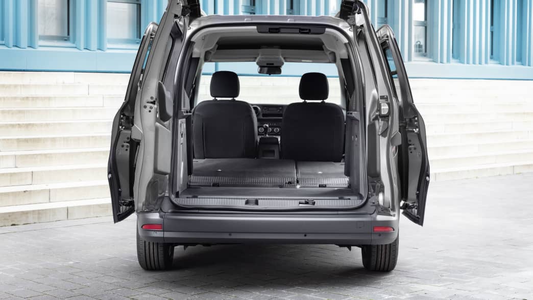 Der neue Mercedes Citan mit umgelegten Sitzen