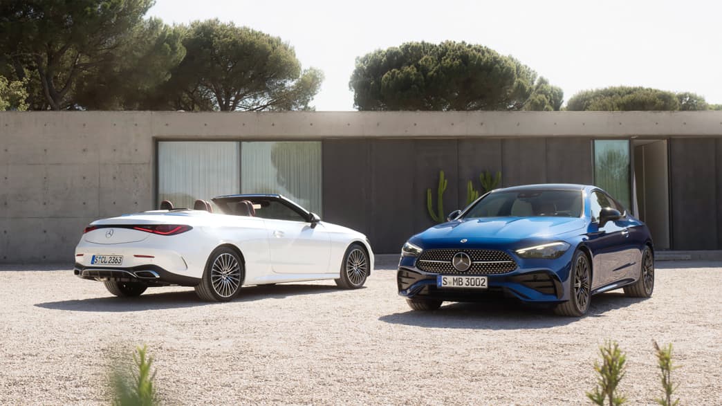 Der Mercedes CLE Cabrio und Coupe