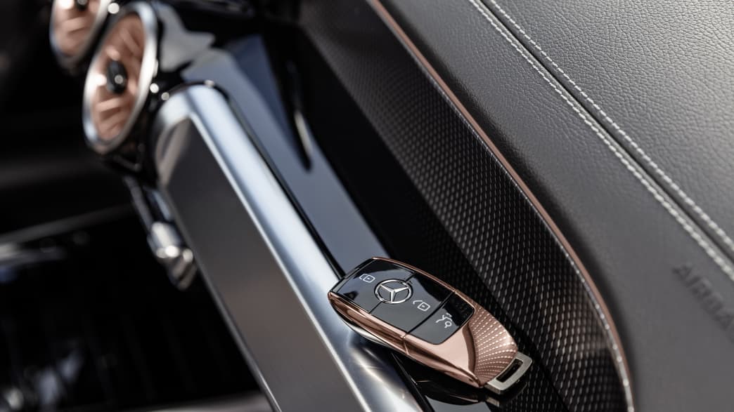 Schlüssel des Mercedes EQB
