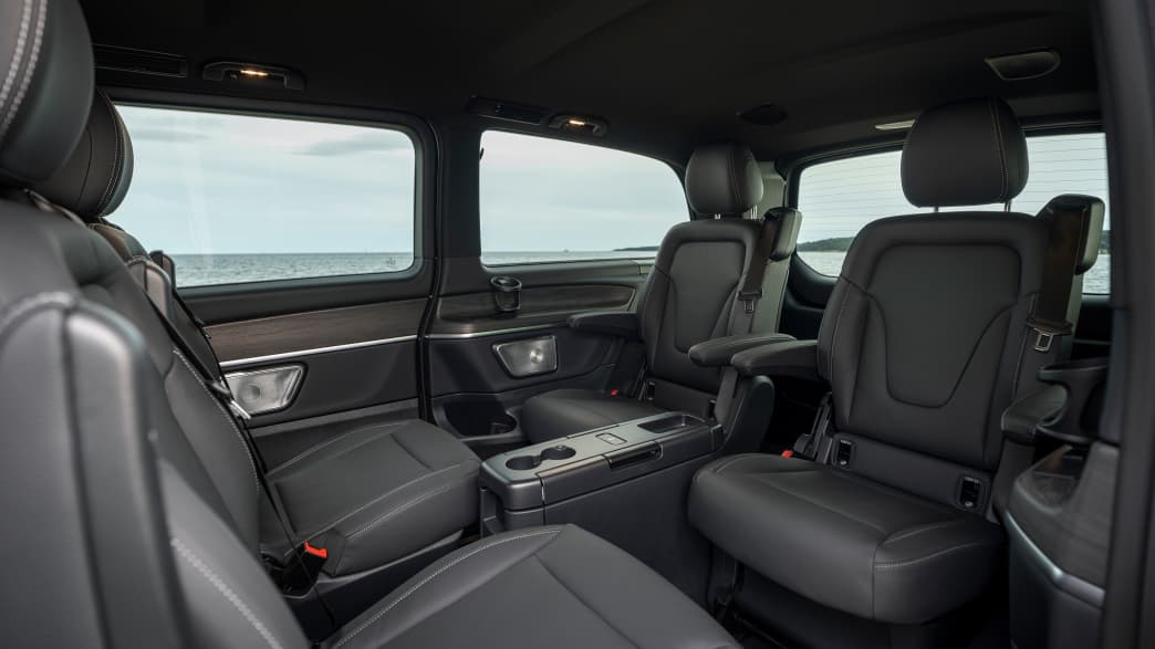 Die Rücksitzbank der neuen Mercedes V-Klasse