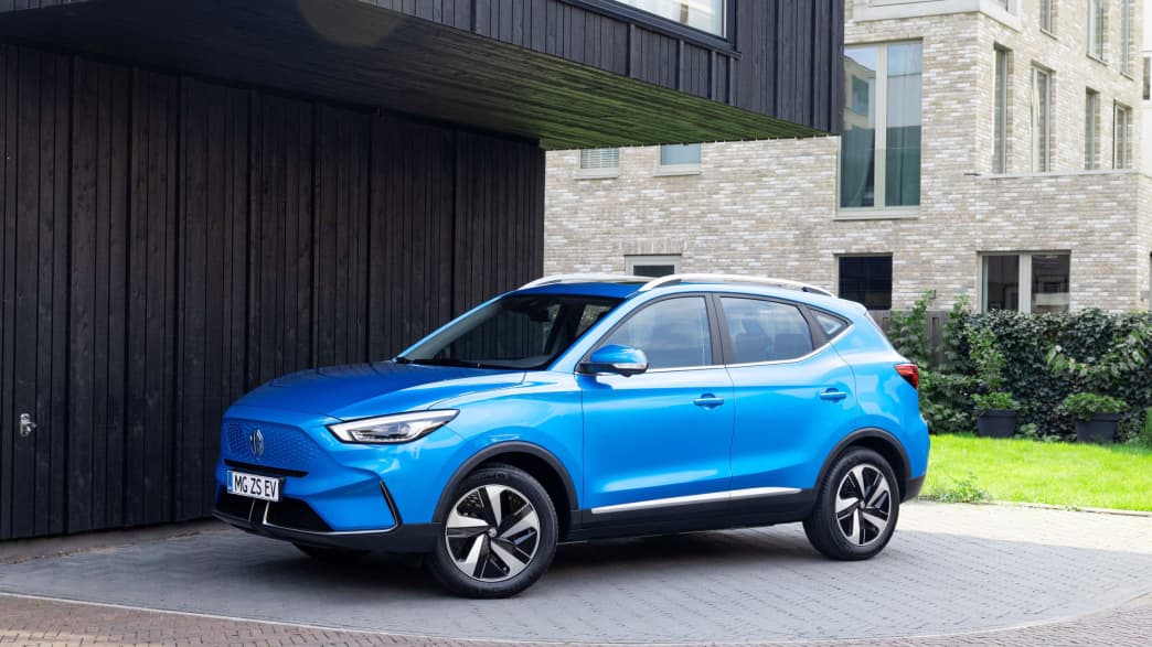 Standaufnahme des neuen MG ZS EV