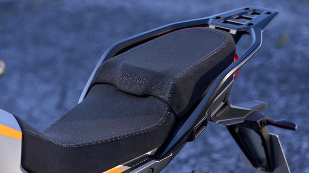 Sitz der Moto Guzzi Stelvio