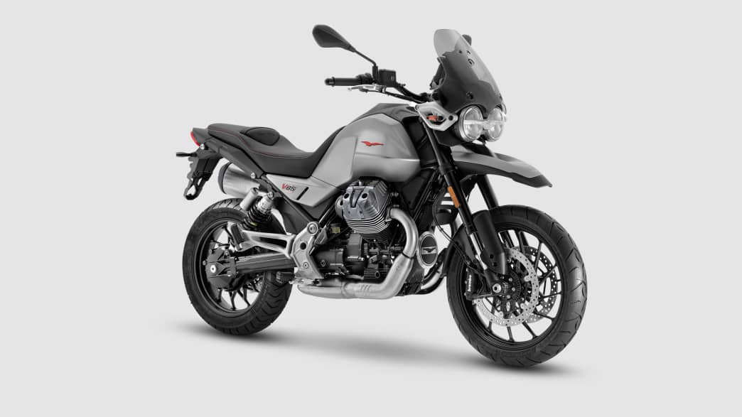 Aufnahme der Moto Guzzi V85 Strada