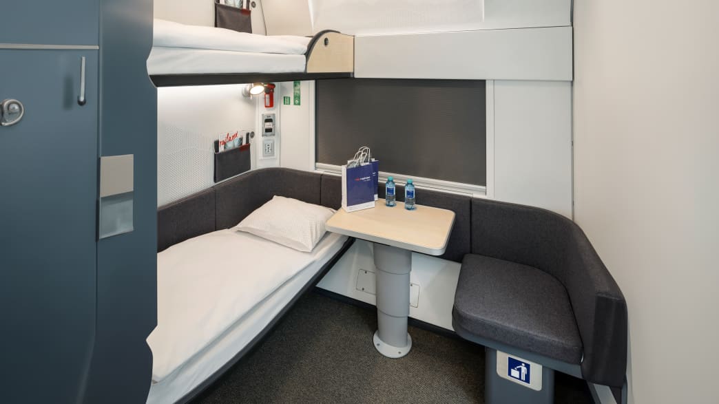 Ein Schlafwagen im Nighjet