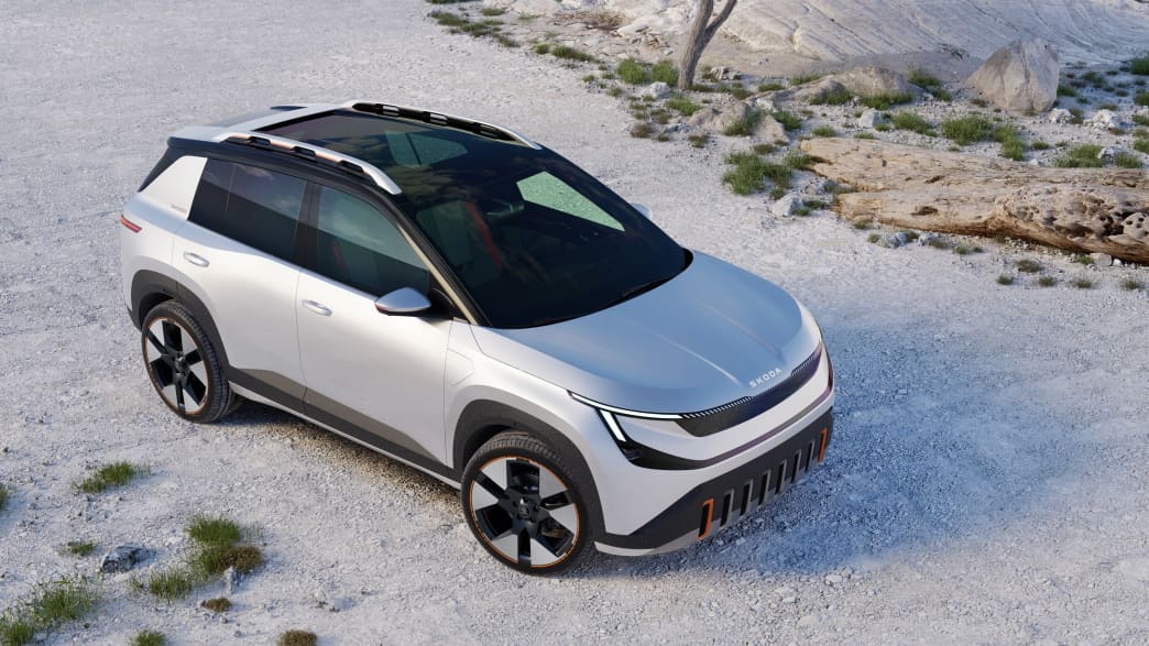 Draufsicht auf den Skoda Epiq