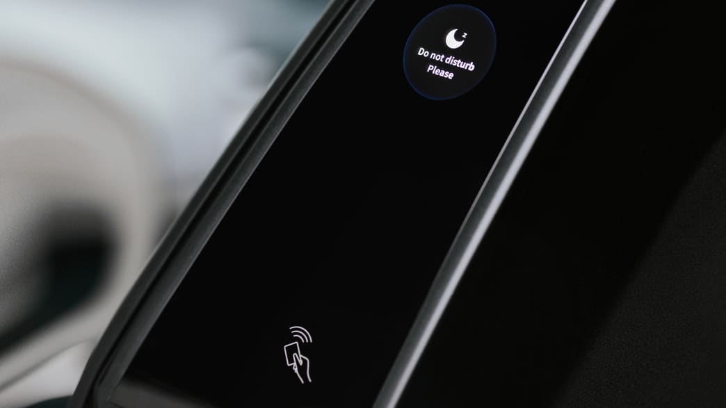 Der "do not disturb" Knopf am neuen Zeekr X