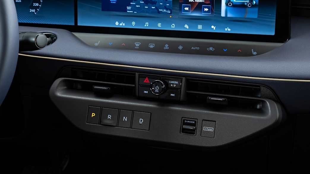 Automatik Schaltung des Nissan Leaf