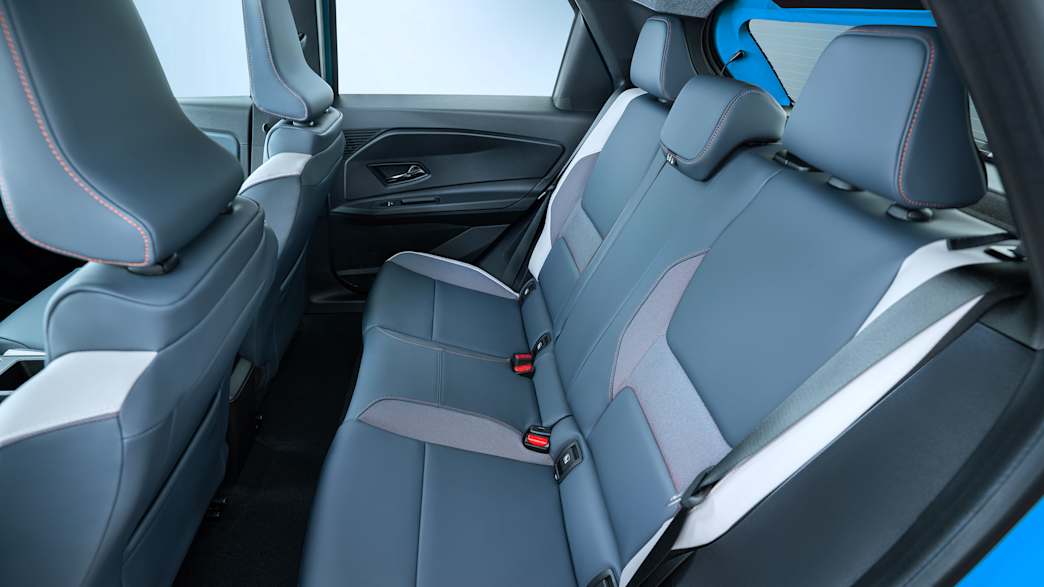 Die Rückbank des Nissan Micra