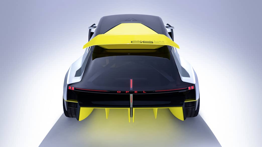 Das Heck des Opel Corsa GSE Vison Gran Turismo