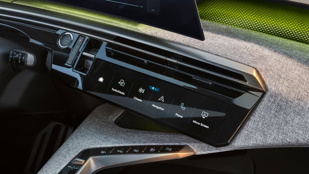 Bedienungselemente im Peugeot 5008