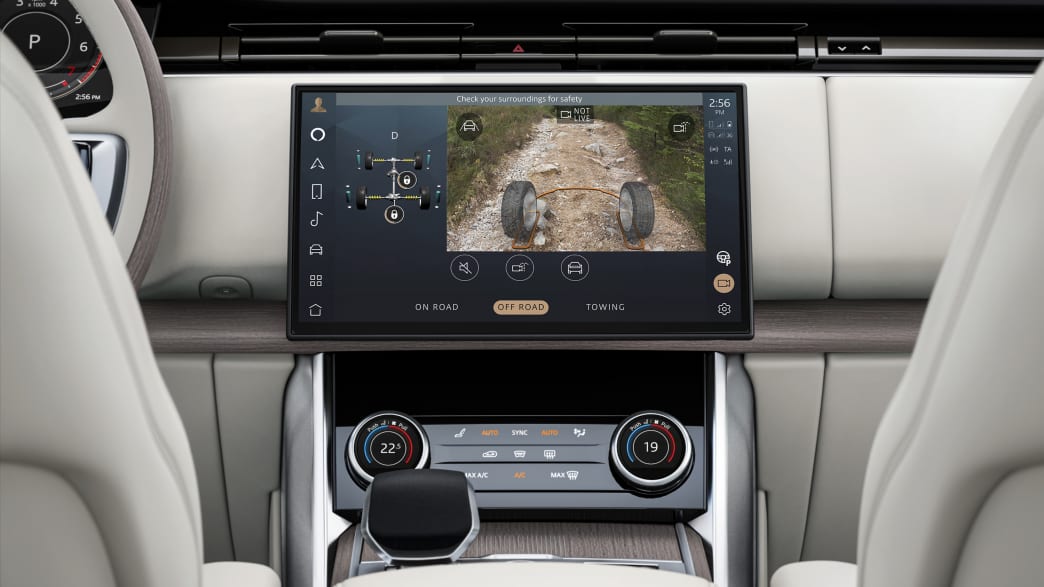Display im Range Rover