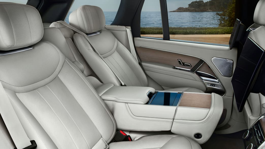 Rückbank des Range Rover