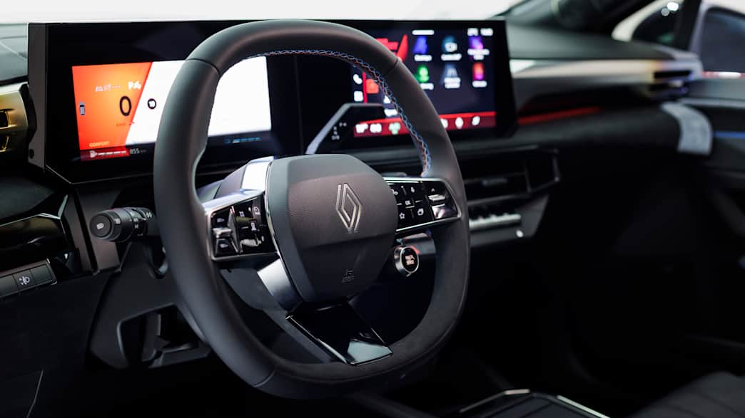 Lenkrad des Renault Clio