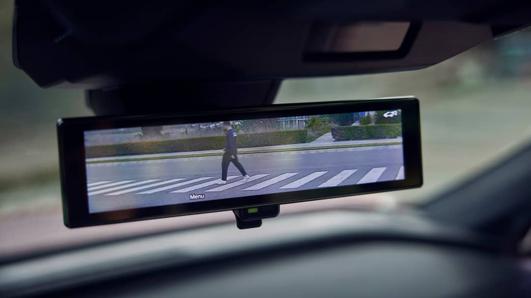 Rückspiegel des Renault Scenic E-Tech Electric