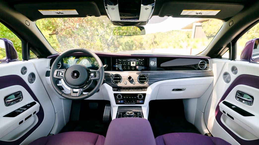 Das Cockpit des Rolls Royce Spectre