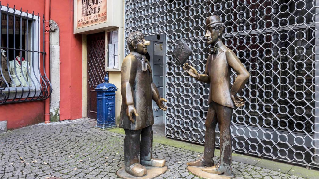 Tünnes und Schäl am Alten Markt in Köln
