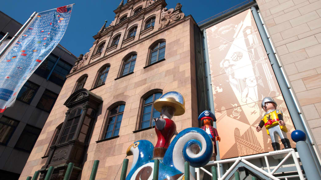 Außenansicht des Spielzeugmuseums in Nürnberg